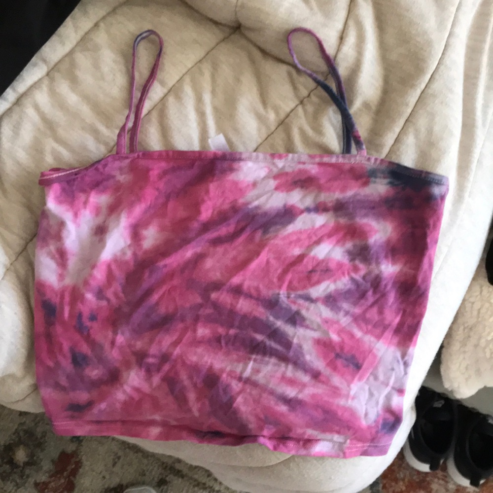 Tie dye crop top/ bralette